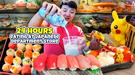 24 Hours Eating ONLY at Japanese DEPARTMENT STORE Takashimaya 100 Foods to Eat Before You Die 34