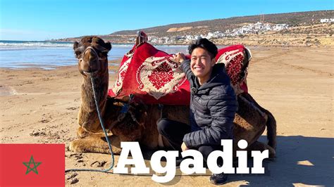 One day trip to Agadir – Exploring Taghazout Souk El Had and trying Fish Tagine and Camel Ride etc